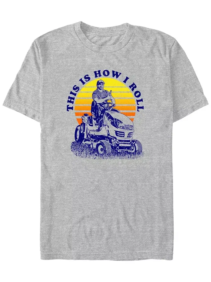 Мужская футболка с коротким рукавом How I Roll Fifth Sun — изображение 1 из 3, приглушенный