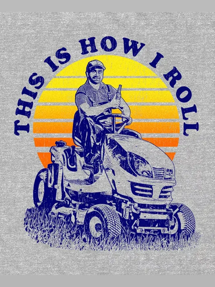 Мужская футболка с коротким рукавом How I Roll Fifth Sun — изображение 3 из 3, приглушенный