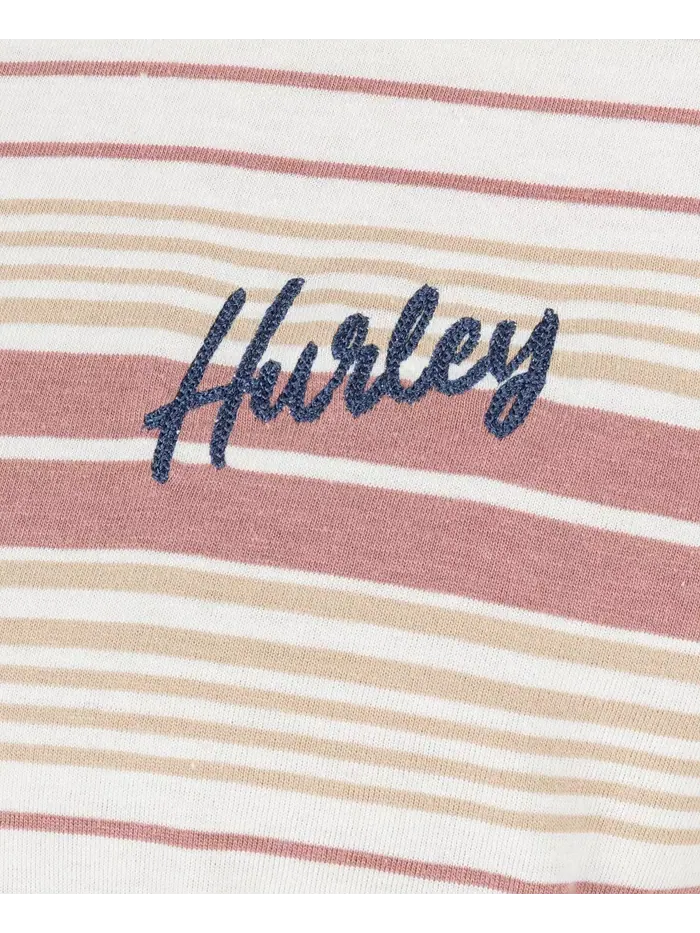Мужская футболка с коротким рукавом Naturals Stripe Hurley — изображение 3 из 5, розовый