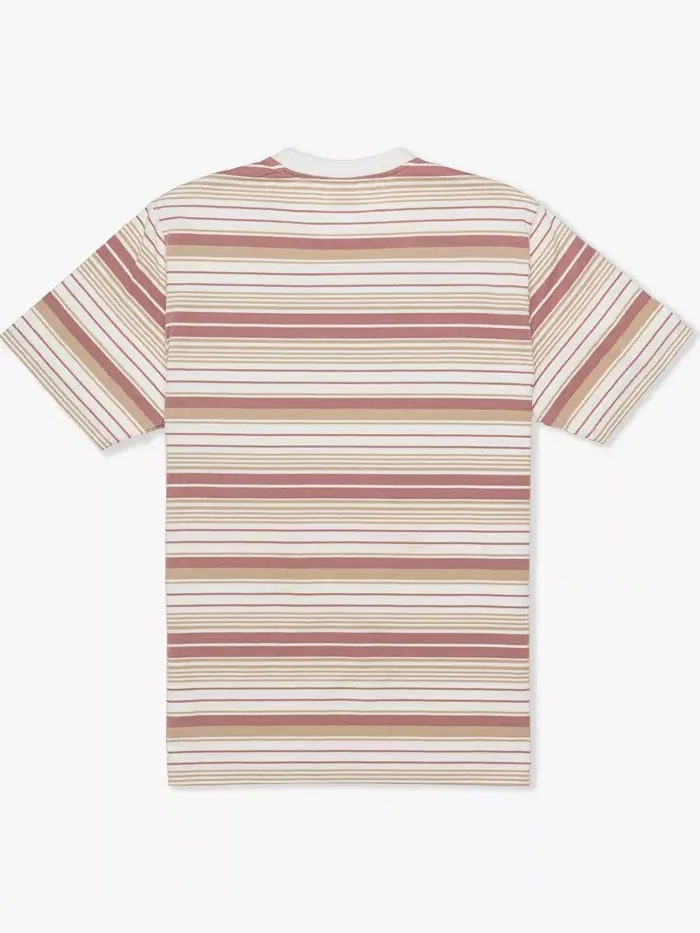 Мужская футболка с коротким рукавом Naturals Stripe Hurley — изображение 5 из 5, розовый