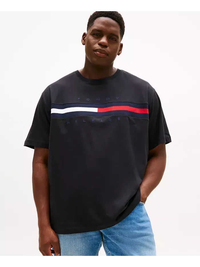 Мужская футболка с коротким рукавом Big & Tall Tino Logo Tommy Hilfiger