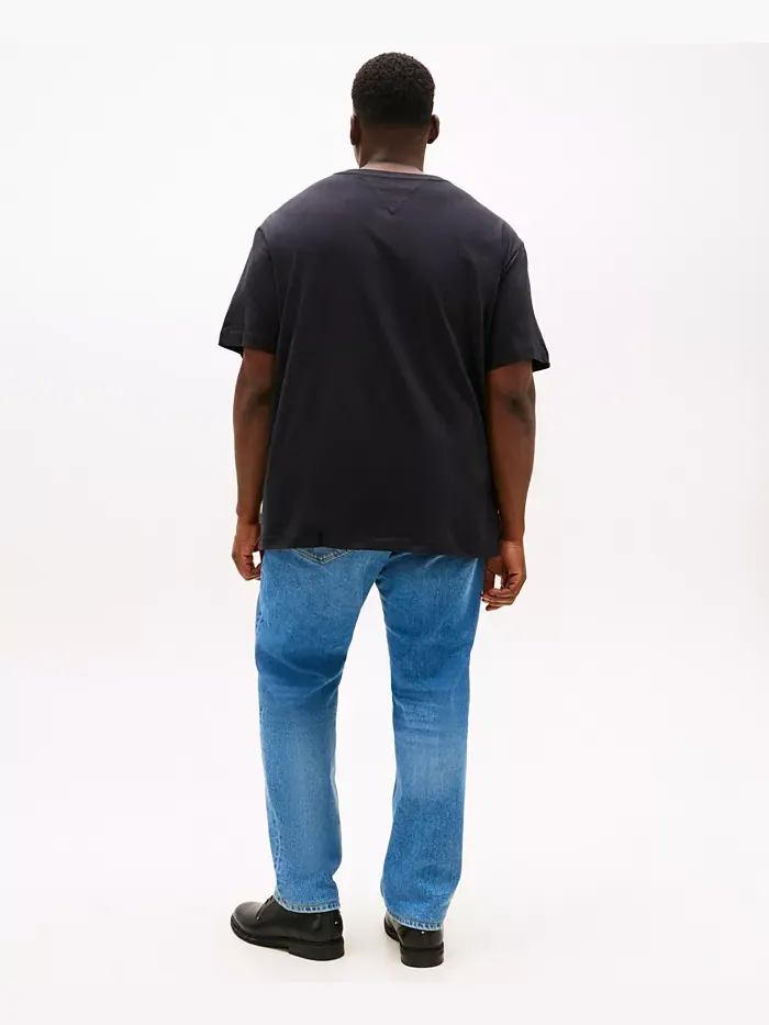Мужская футболка с коротким рукавом Big & Tall Tino Logo Tommy Hilfiger — изображение 2 из 4, черный