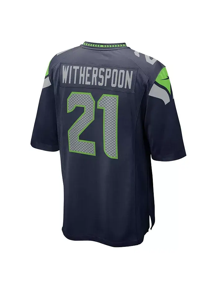 Мужская игровая футболка Devon Witherspoon College Seattle Seahawks, выбор в первом раунде драфта — изображение 5 из 5