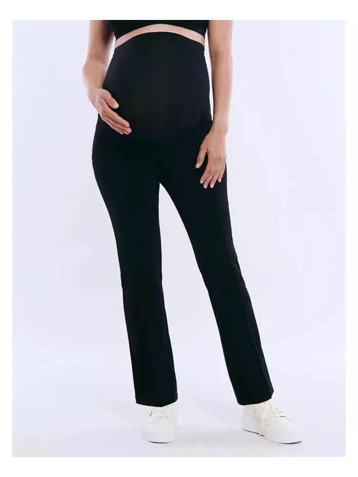 Женские облегающие брюки Mia Secret Fit Over the Belly Slim Straight Leg Pant - Материнство и — изображение 1 из 5, черный