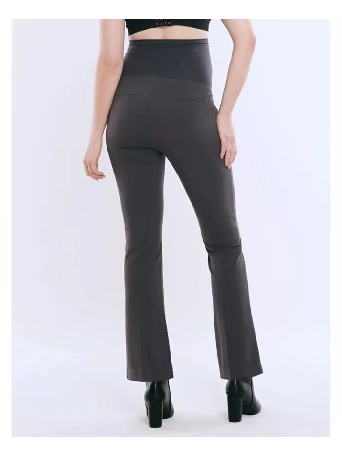 Женские облегающие брюки Mia Secret Fit Over the Belly Slim Straight Leg Pant - Материнство и — изображение 4 из 5, серый