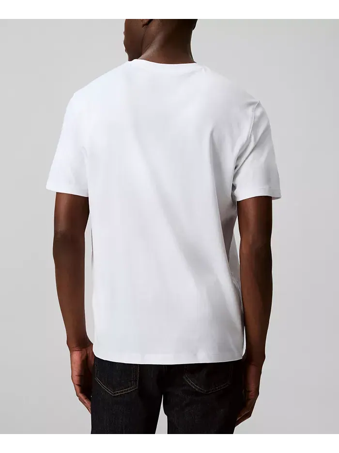 Мужская футболка с коротким рукавом из интерлока Supima Cotton Calvin Klein — изображение 5 из 5, белый