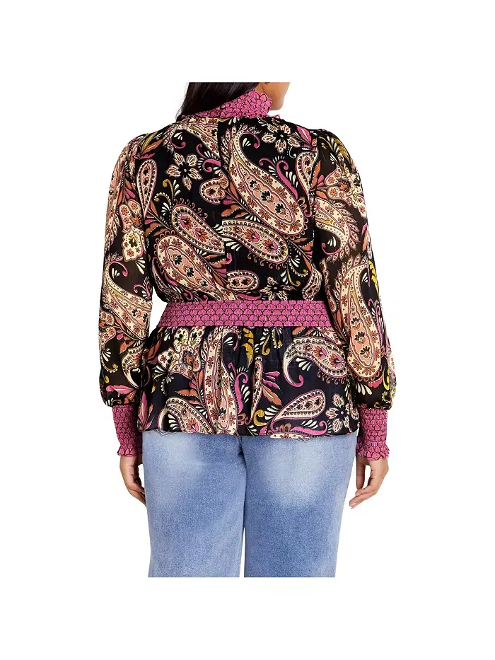 Топ Annalise Plus Size CITY CHIC — изображение 3 из 5, мульти