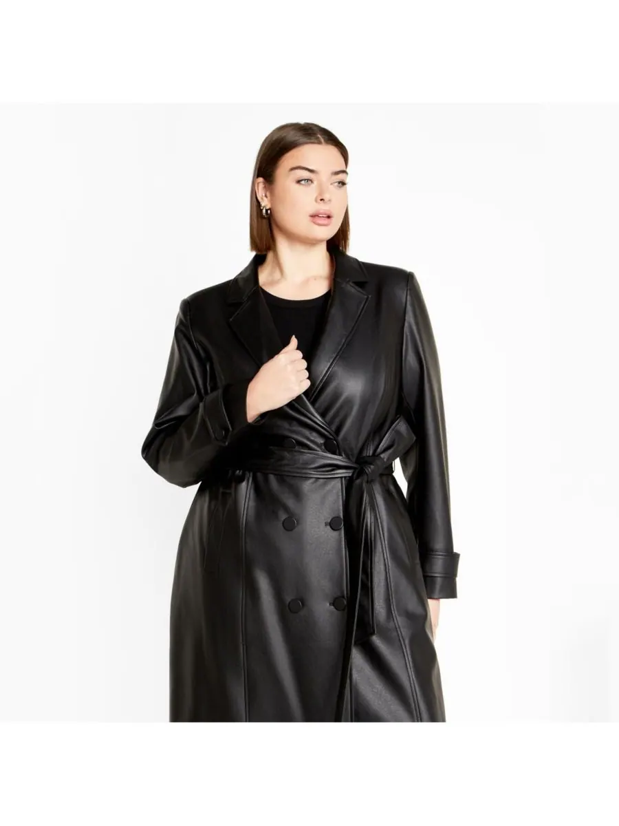 Тренч Phylis больших размеров CITY CHIC