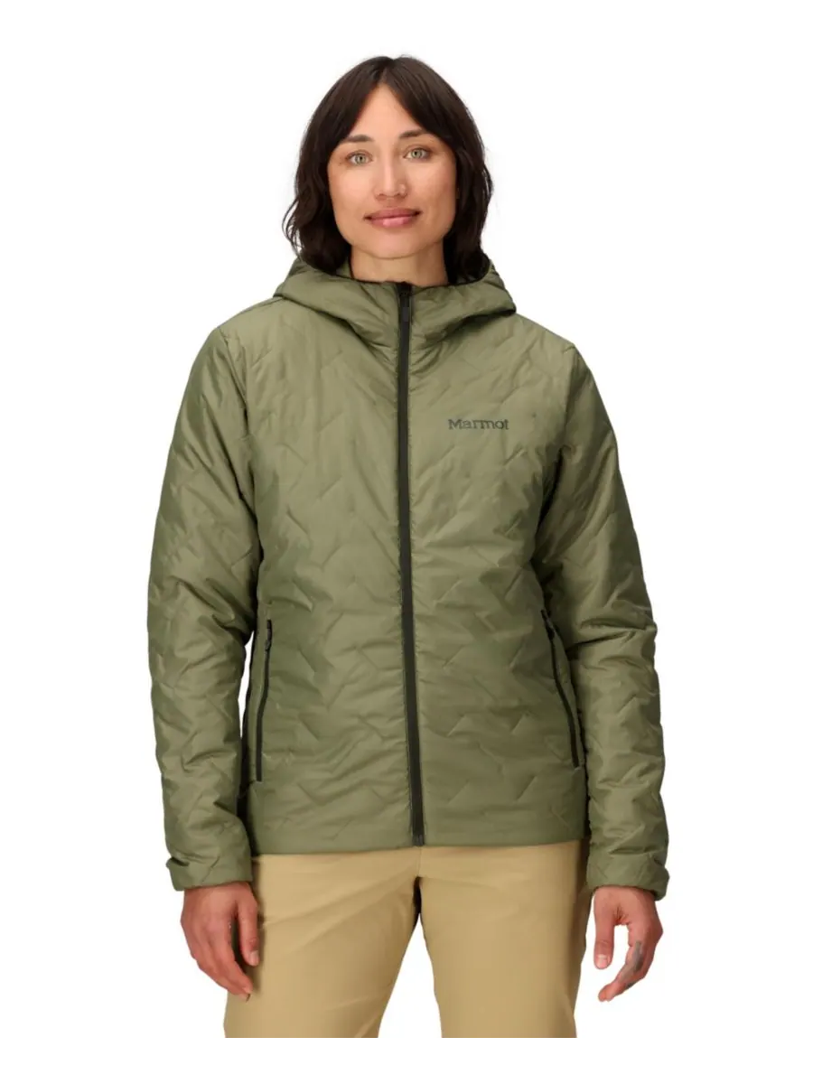 Женская толстовка MonoQuilt Marmot — изображение 1 из 6, оливковый зеленый