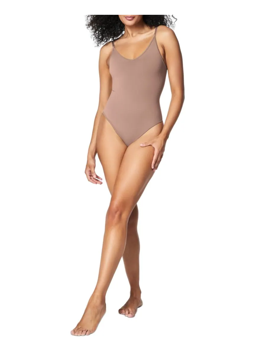 Женский повседневный бесшовный корректирующий боди-стринги SPANX — изображение 3 из 3, коричневый