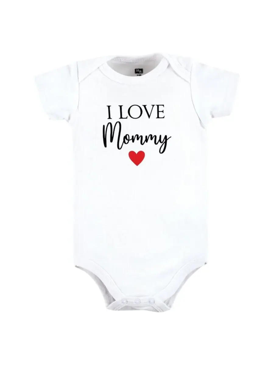 Комплект из 3 хлопковых боди Hudson Baby — изображение 3 из 5, красный черный