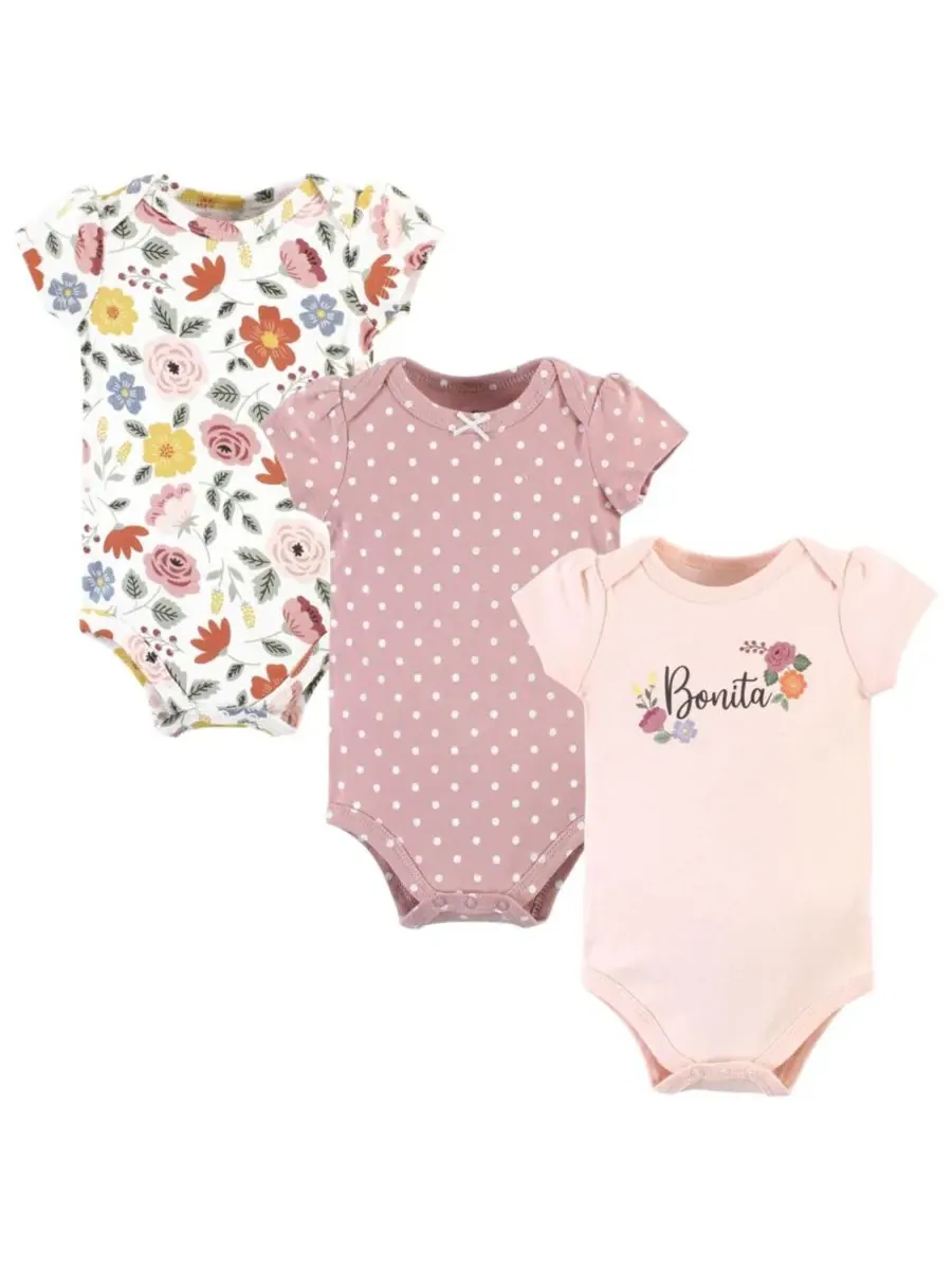 Комплект из 3 хлопковых боди Hudson Baby, Bonita — изображение 1 из 5