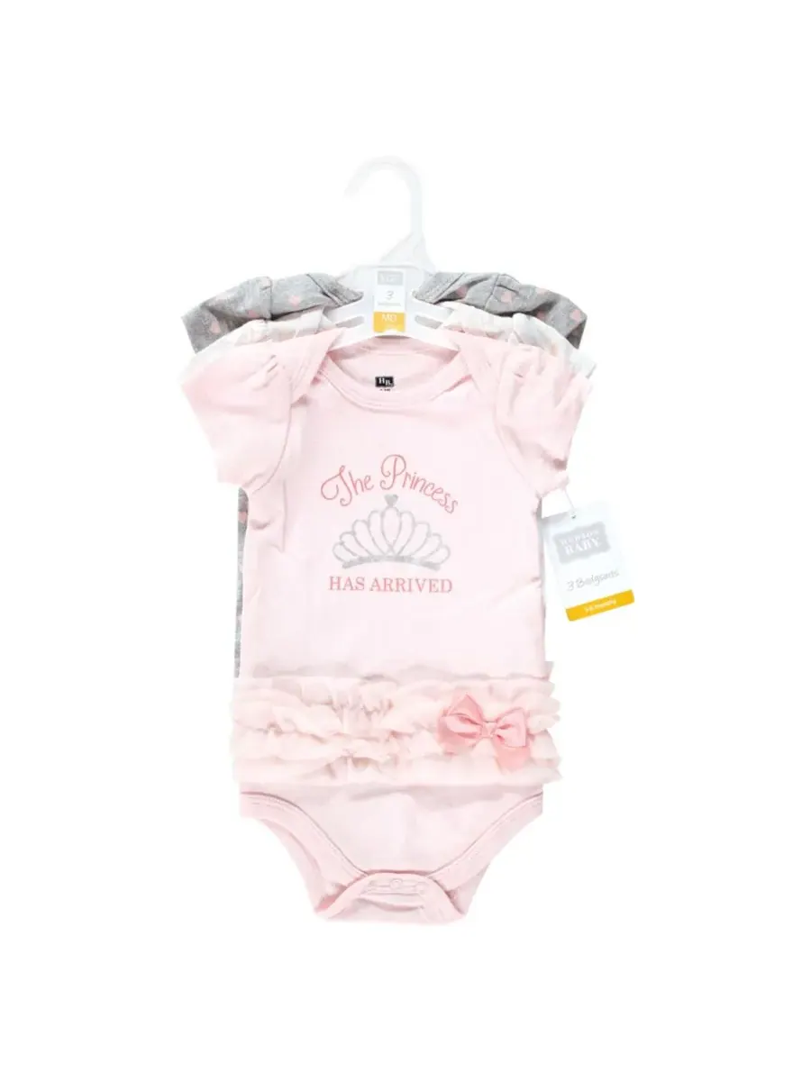 Комплект из 3 хлопковых боди Hudson Baby, Princess Arrived Tutu — изображение 5 из 5