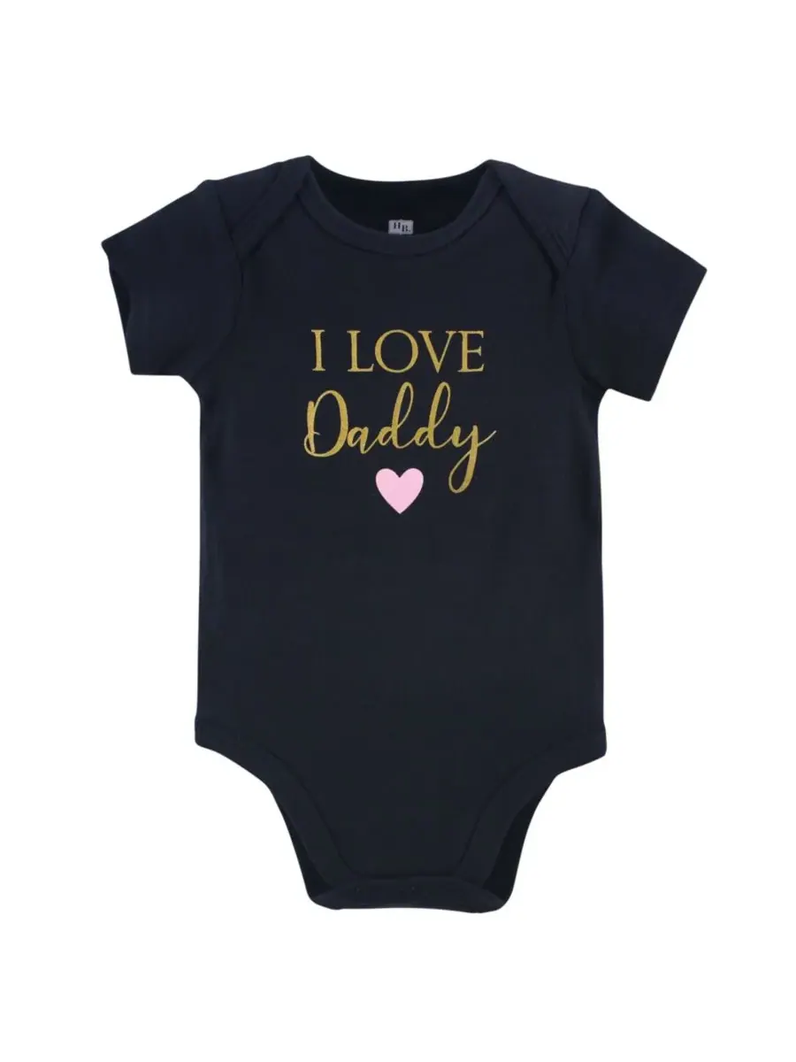 Комплект из 3 хлопковых боди Hudson Baby, Girl Daddy — изображение 2 из 2
