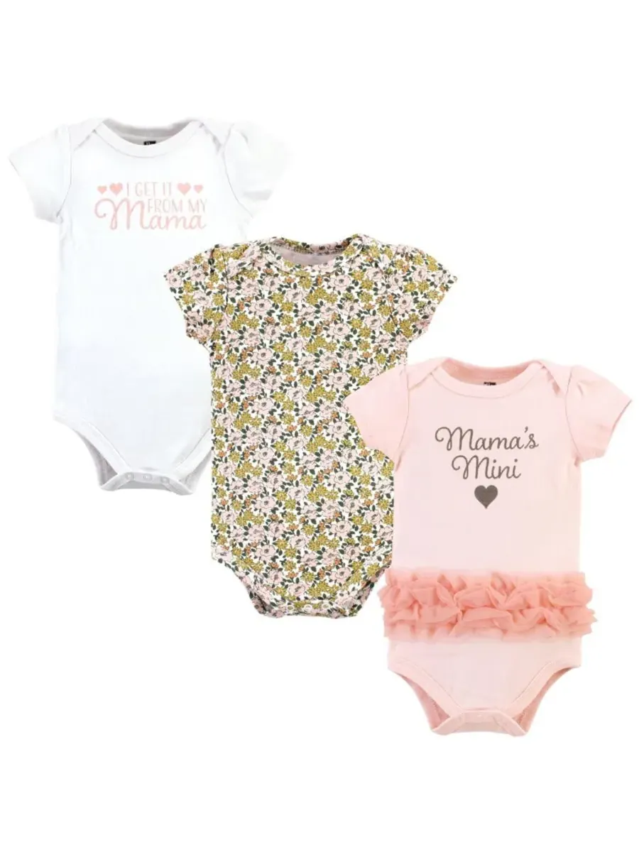 Комплект из 3 хлопковых боди Hudson Baby, Mamas Mini Tutu — изображение 1 из 5