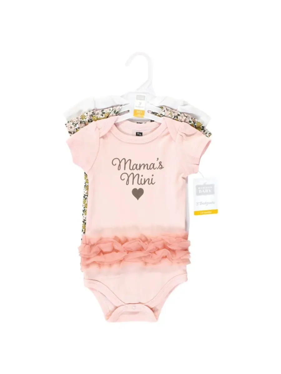 Комплект из 3 хлопковых боди Hudson Baby, Mamas Mini Tutu — изображение 2 из 5