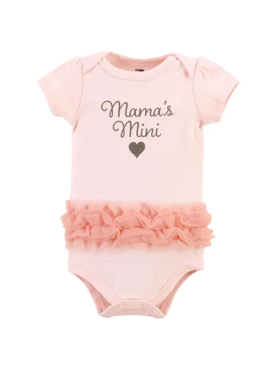 Комплект из 3 хлопковых боди Hudson Baby, Mamas Mini Tutu — изображение 3 из 5