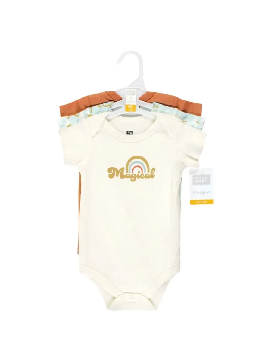 Комплект из 3 хлопковых боди Hudson Baby, Magical Rainbow 3-Pack — изображение 2 из 5