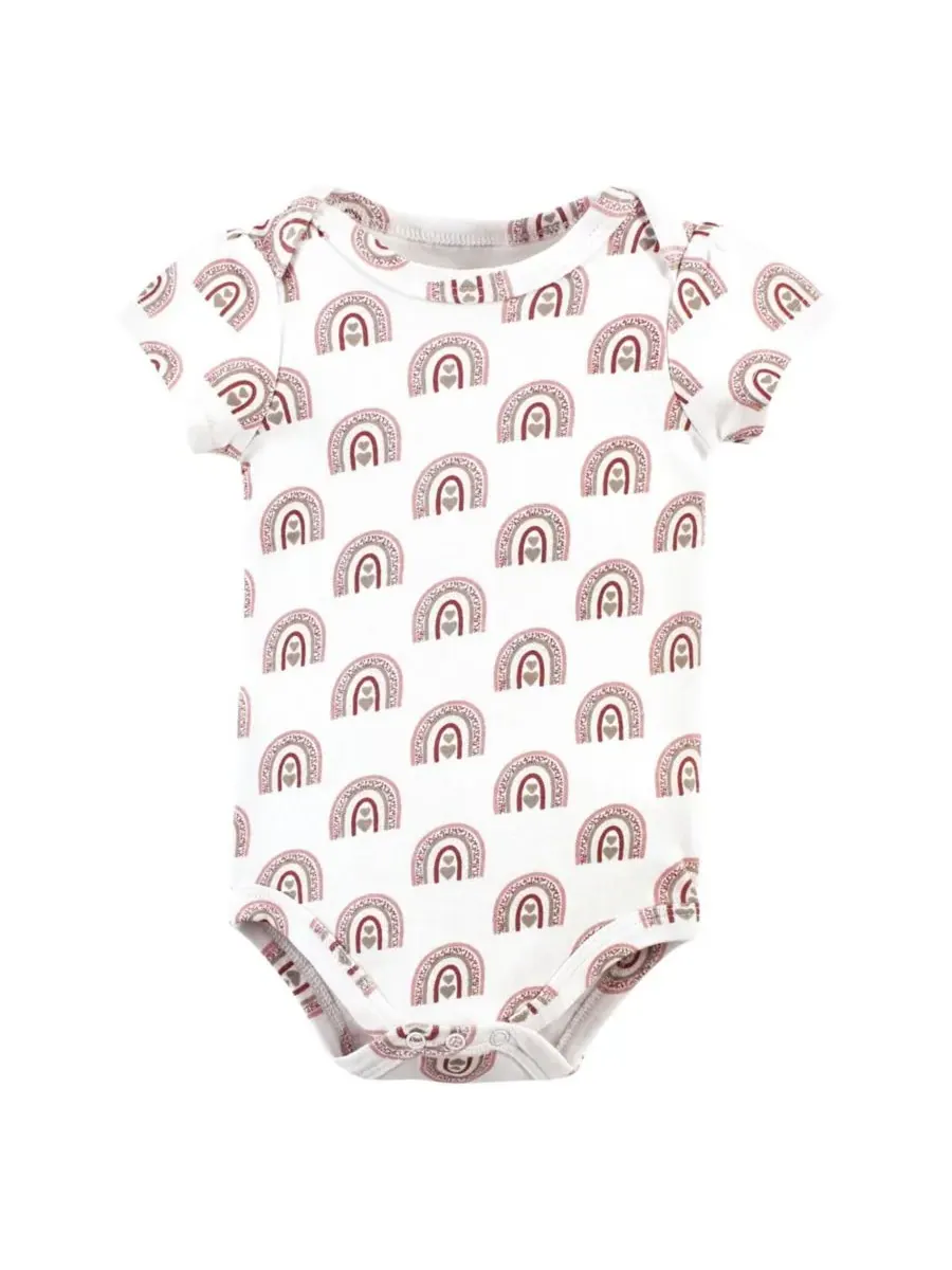 Комплект из 3 хлопковых боди Hudson Baby, Love Rainbow Tutu — изображение 5 из 5