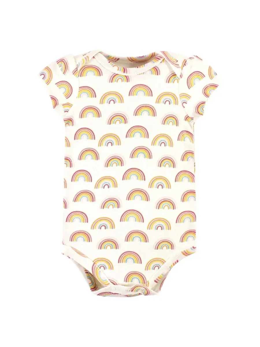 Комплект из 3 хлопковых боди Hudson Baby — изображение 3 из 5, оранжевый