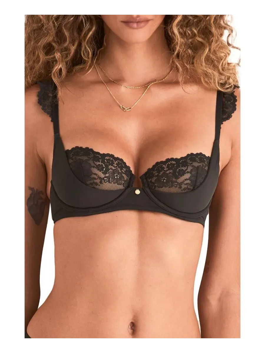 Женский бюстгальтер-балконет Taissa Contour Adore Me — изображение 1 из 4, черный