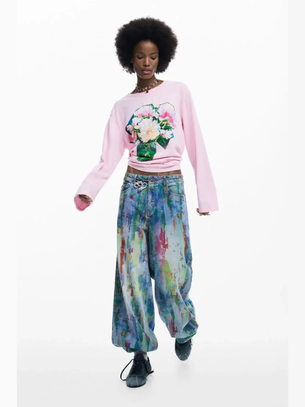 Букет из женских футболок Desigual — изображение 6 из 6, розовый
