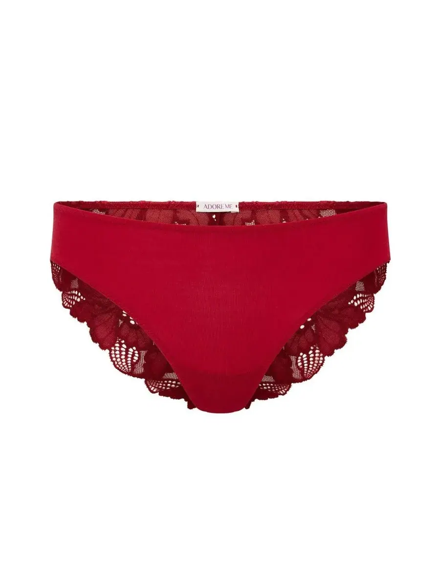 Женские трусики-бикини Shiloh Adore Me — изображение 3 из 3, темный красный