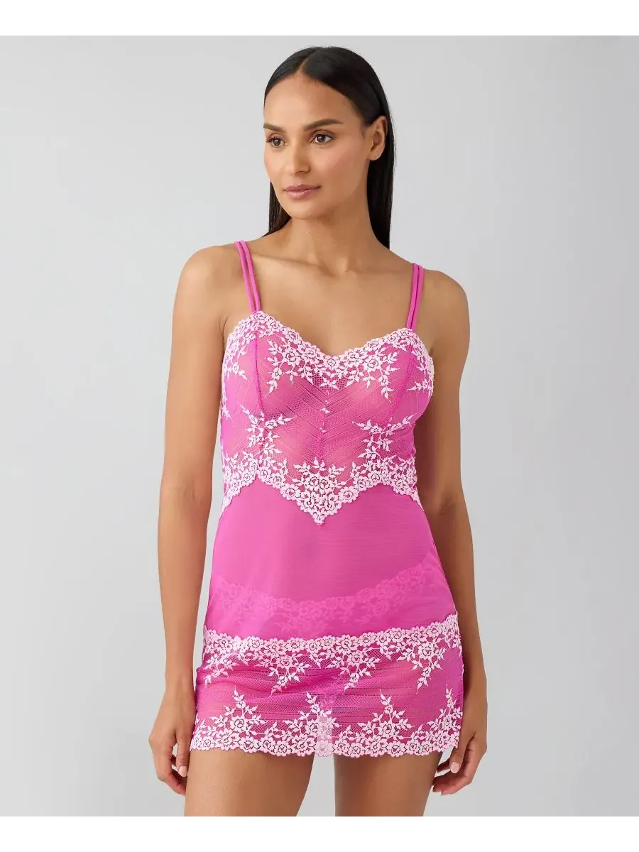 Женская кружевная прозрачная ночная рубашка Embrace Lace Sheer Chemise Lingerie Nightgown 814191 — изображение 1 из 3
