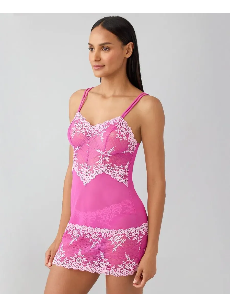 Женская кружевная прозрачная ночная рубашка Embrace Lace Sheer Chemise Lingerie Nightgown 814191 — изображение 2 из 3