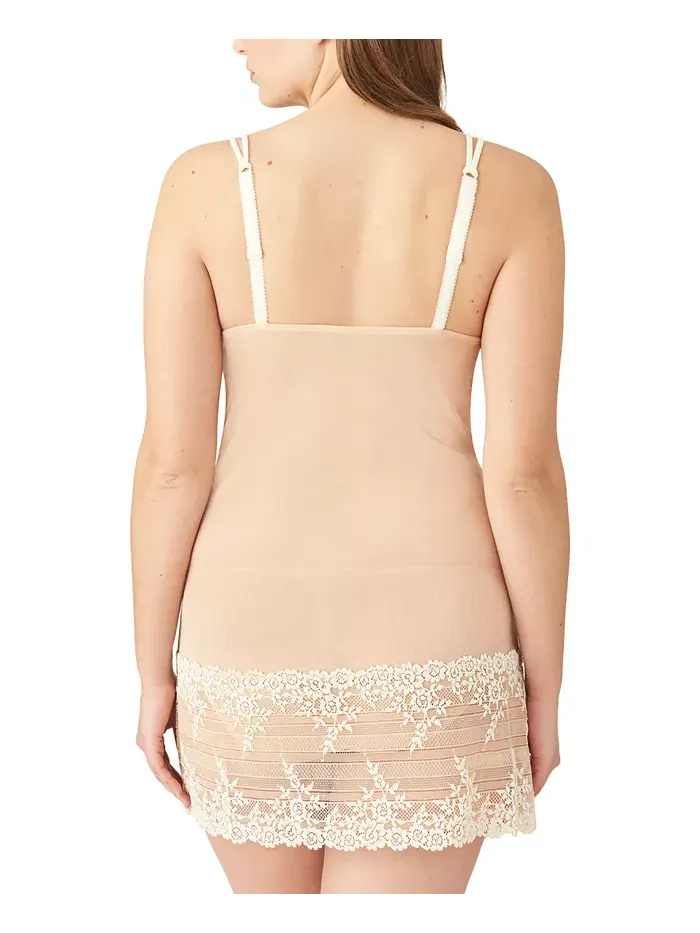 Шелковое кружевное нижнее белье-комбинация Embrace Lace Sheer, ночная сорочка 814191 Wacoal — изображение 3 из 4
