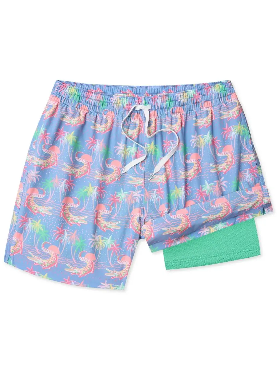 Мужские плавки Rock-a-Crocs Classic 5,5 дюймов Chubbies — изображение 1 из 3, синий