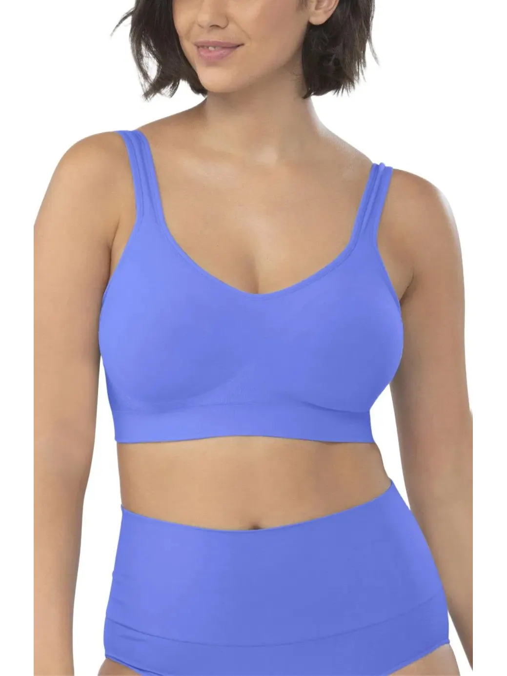 Бюстгальтер для коррекции фигуры больших размеров The Comfort Shaking Bra Underoutfit — изображение 1 из 4, ультрамарин