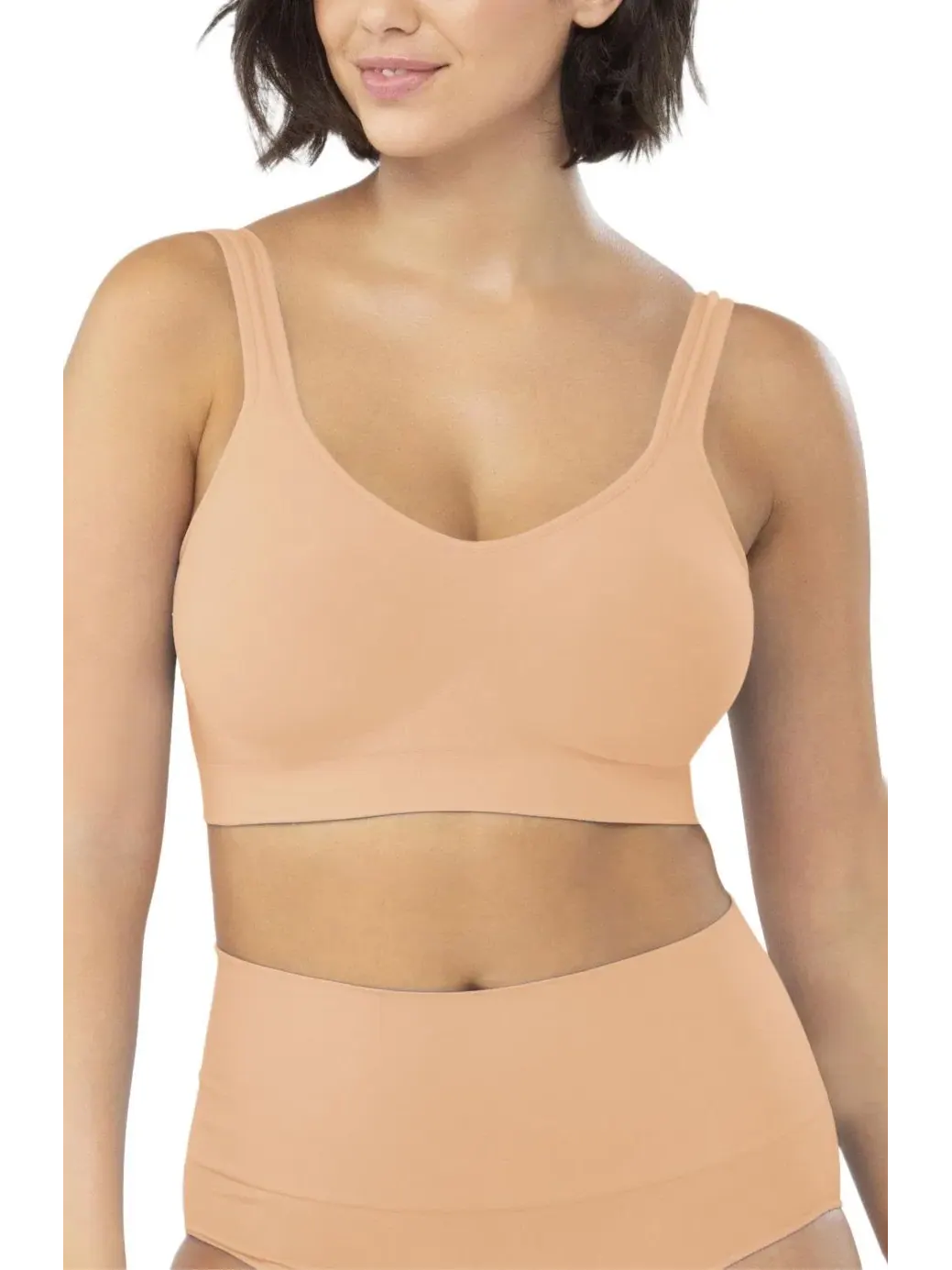 Бюстгальтер для коррекции фигуры больших размеров The Comfort Shaking Bra Underoutfit — изображение 1 из 4, оранжевый