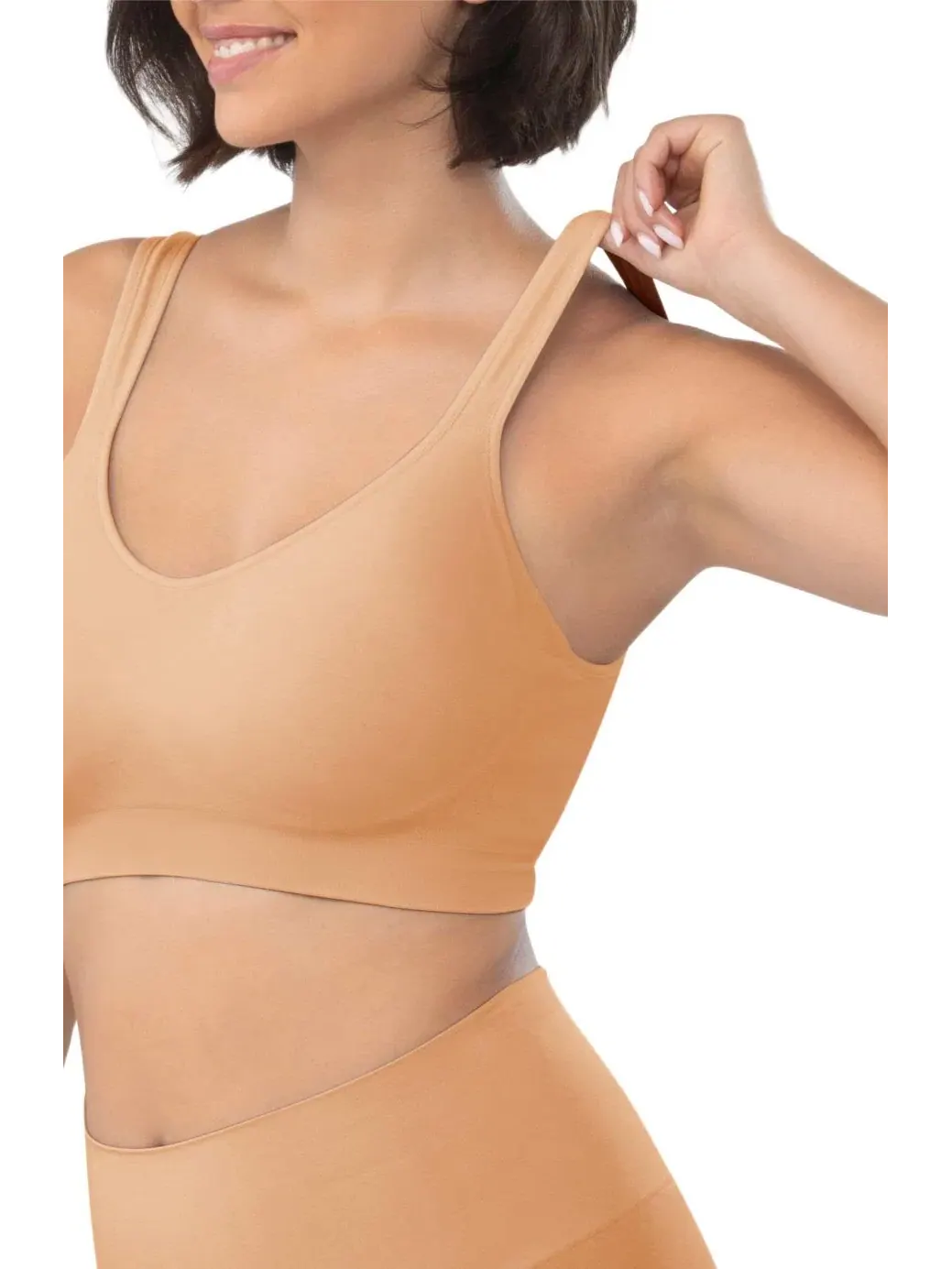 Бюстгальтер для коррекции фигуры больших размеров The Comfort Shaking Bra Underoutfit — изображение 2 из 4, оранжевый