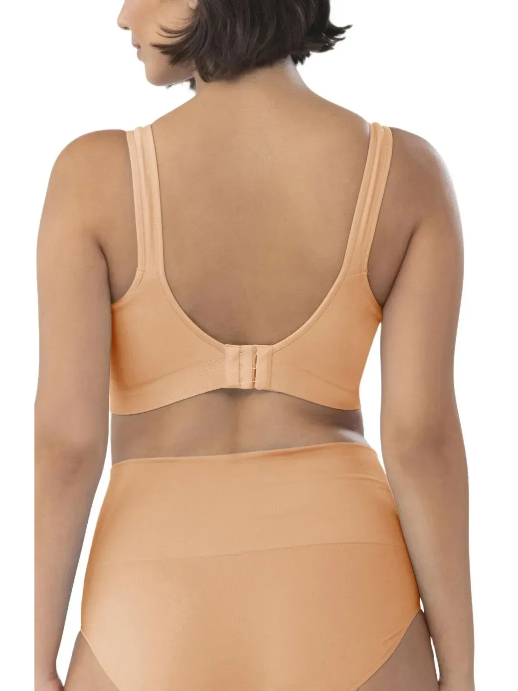 Бюстгальтер для коррекции фигуры больших размеров The Comfort Shaking Bra Underoutfit — изображение 3 из 4, оранжевый