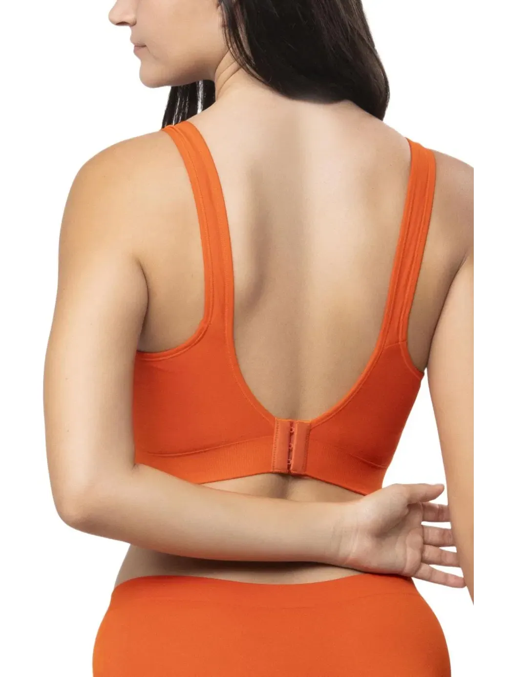 Бюстгальтер для коррекции фигуры больших размеров The Comfort Shaking Bra Underoutfit — изображение 3 из 4, оранжевый
