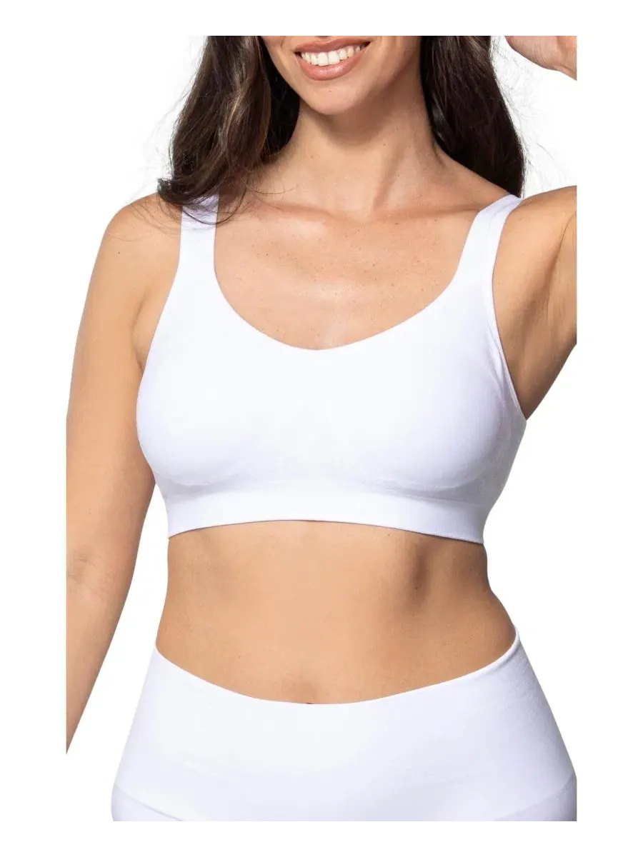 Бюстгальтер для коррекции фигуры больших размеров The Comfort Shaking Bra Underoutfit — изображение 1 из 5, белый