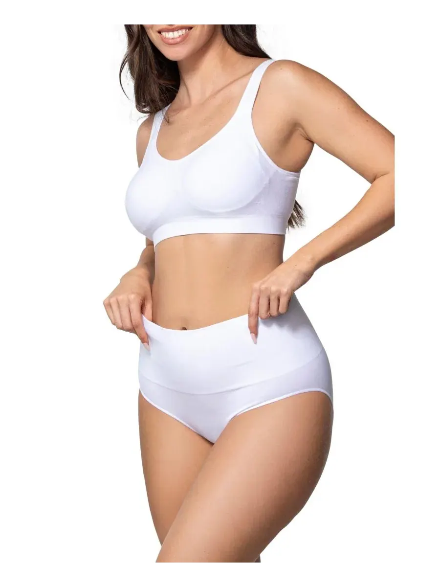 Бюстгальтер для коррекции фигуры больших размеров The Comfort Shaking Bra Underoutfit — изображение 2 из 5, белый