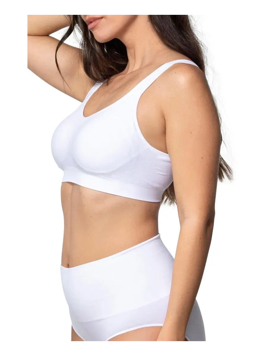 Бюстгальтер для коррекции фигуры больших размеров The Comfort Shaking Bra Underoutfit — изображение 3 из 5, белый
