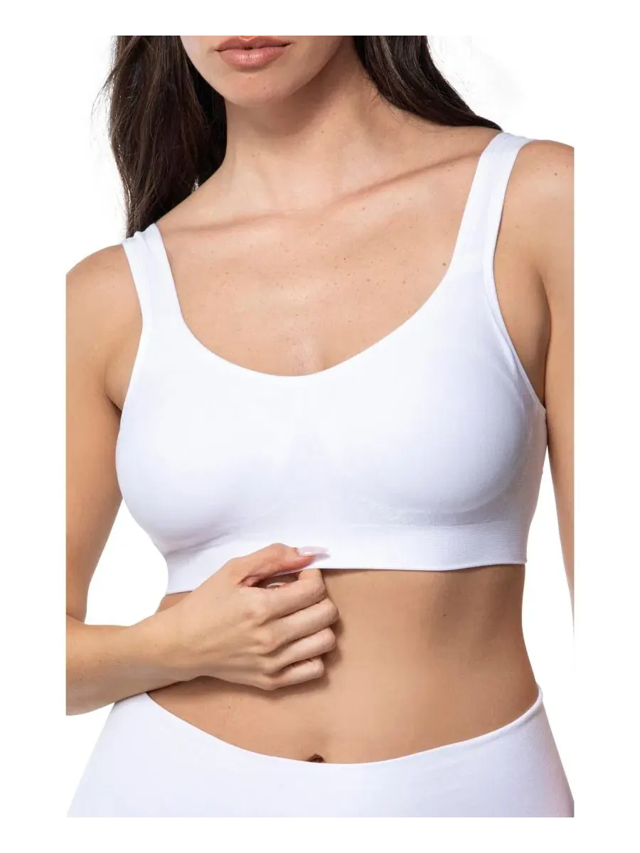 Бюстгальтер для коррекции фигуры больших размеров The Comfort Shaking Bra Underoutfit — изображение 5 из 5, белый