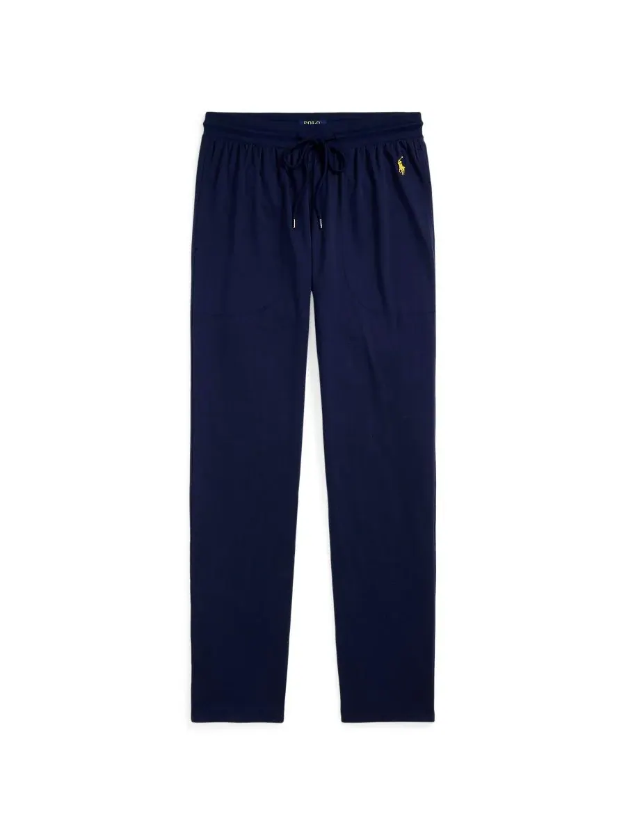Мужские пижамные штаны без шнурков Polo Ralph Lauren — изображение 4 из 4, темно-синий/золотистый