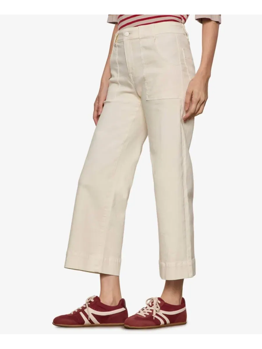 Брюки укороченные Petite Cotton-Blend Insider Crop Pants Sanctuary — изображение 3 из 6, коллагеновый