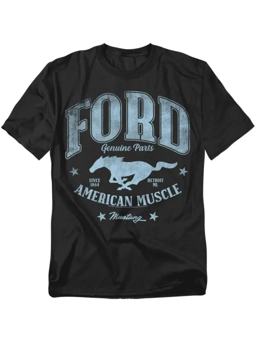 Футболка с длинным рукавом Ford American Muscle Mustang — черный