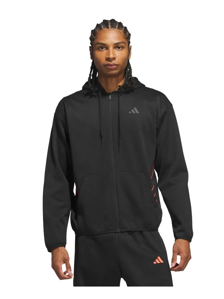 Куртка-худи с капюшоном Crazy Warm на молнии, мужская adidas