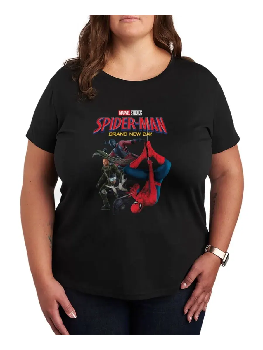 Футболка с принтом Spider-Man Brand New Day Scorpion and Heroes Hybrid Apparel — изображение 1 из 3, черный