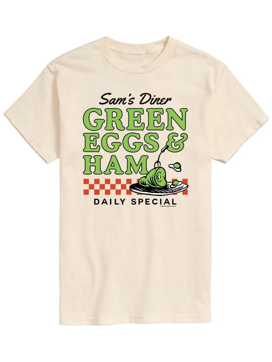 Футболка с коротким рукавом Green Eggs Ham Diner AIRWAVES — изображение 1 из 3, бежевый