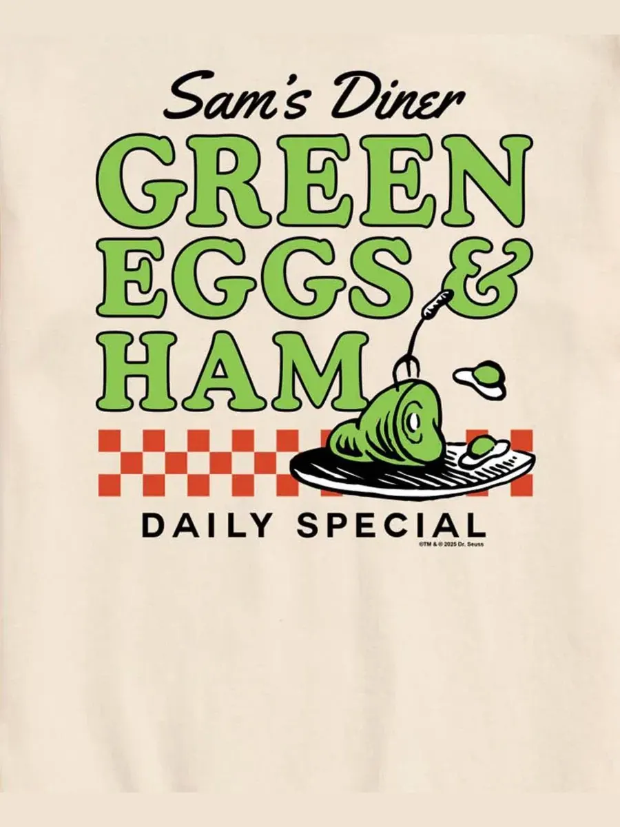 Футболка с коротким рукавом Green Eggs Ham Diner AIRWAVES — изображение 3 из 3, бежевый