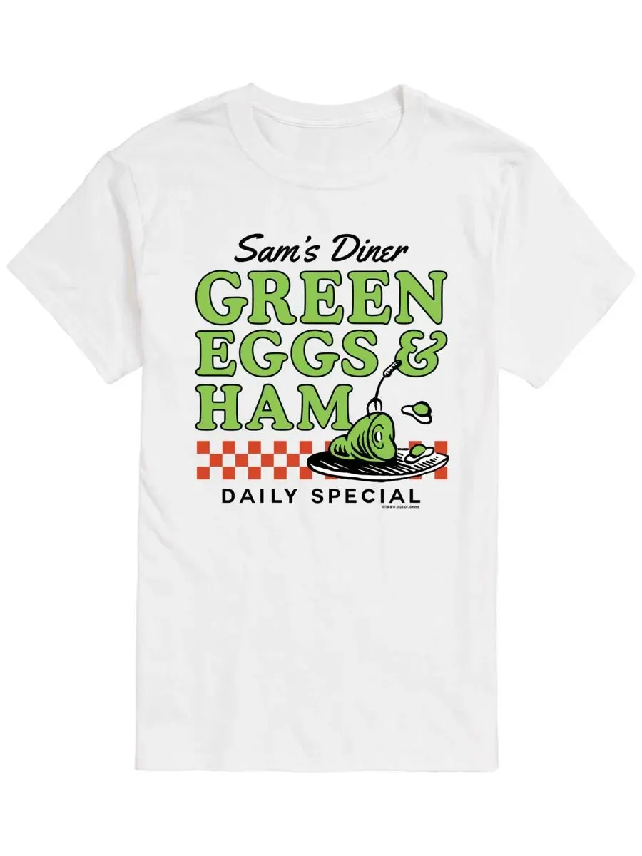 Футболка с коротким рукавом и принтом Green Eggs Ham Diner AIRWAVES — изображение 1 из 3, белый