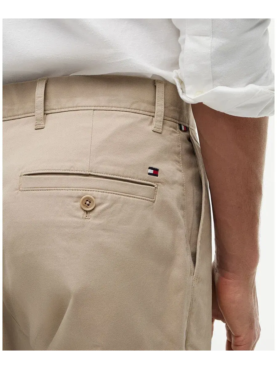 Брюки чинос из стрейч-хлопка, Regular Fit Tommy Hilfiger — изображение 3 из 5, хаки
