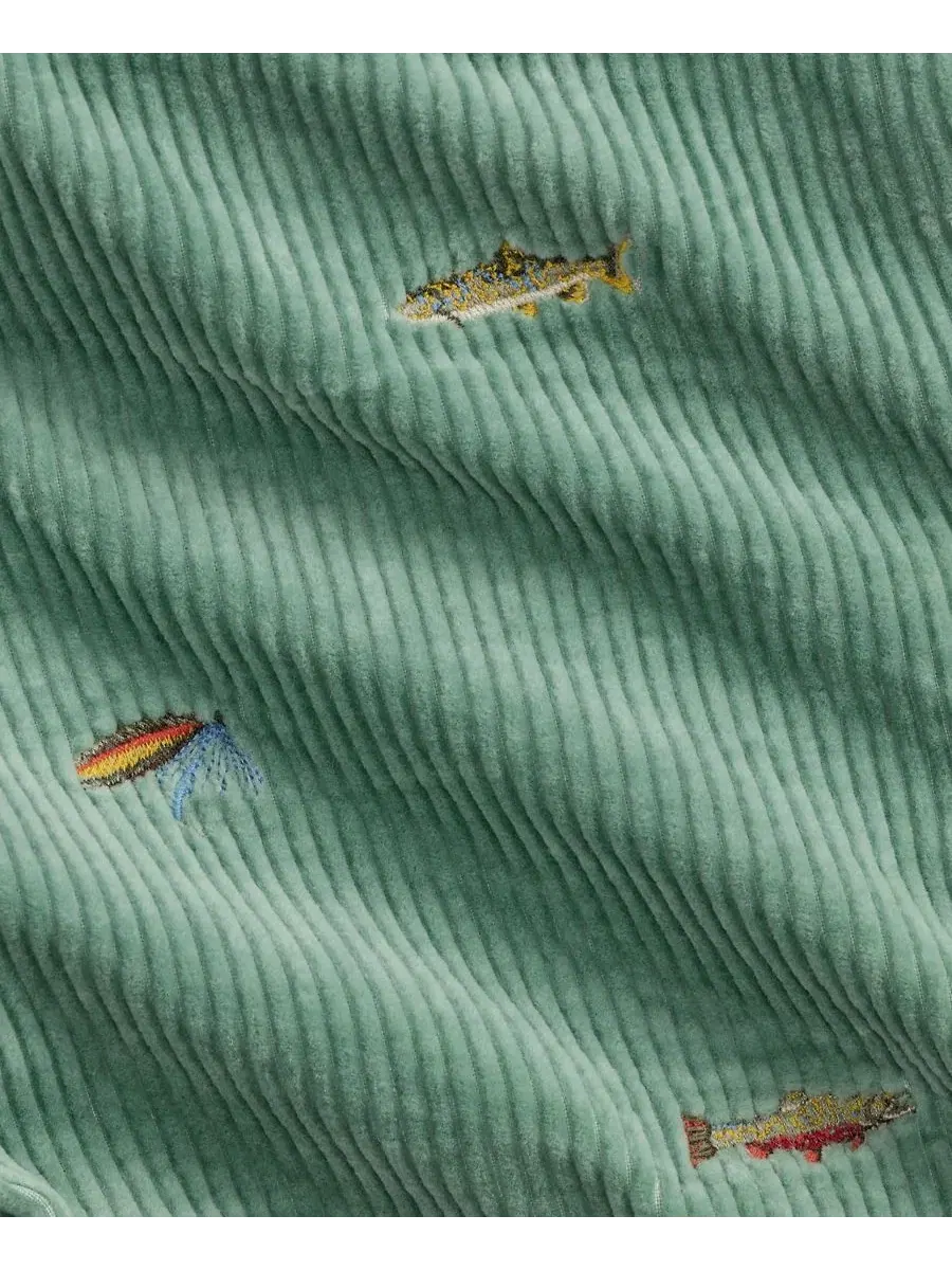 Детские вельветовые шорты Polo Prepster с вышивкой, размер 2T-7 Polo Ralph Lauren — изображение 4 из 4, мятный